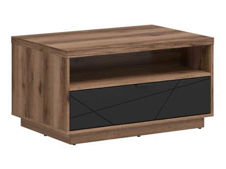 Salontafel Fivale 117 (Donker delano-eik + Matzwart)
