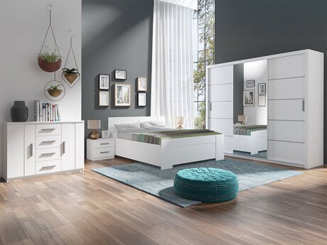 Soveværelsessæt Catromi 116 (Hvid)