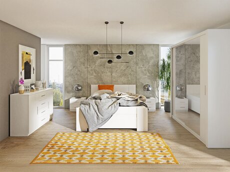 Soveværelsessæt Catromi 121 (Hvid)