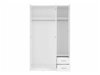 Garderobeskab Novsore 134 (Hvid)