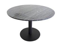 Tafel Dallas 175 (Zwart marmer + Zwart)
