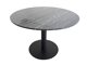 Tafel Dallas 175 (Zwart marmer + Zwart)
