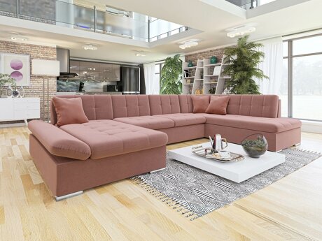 Hoekbank Comfivo Tilia II (Venus Velvet 2918 + Magic Velet 2258)