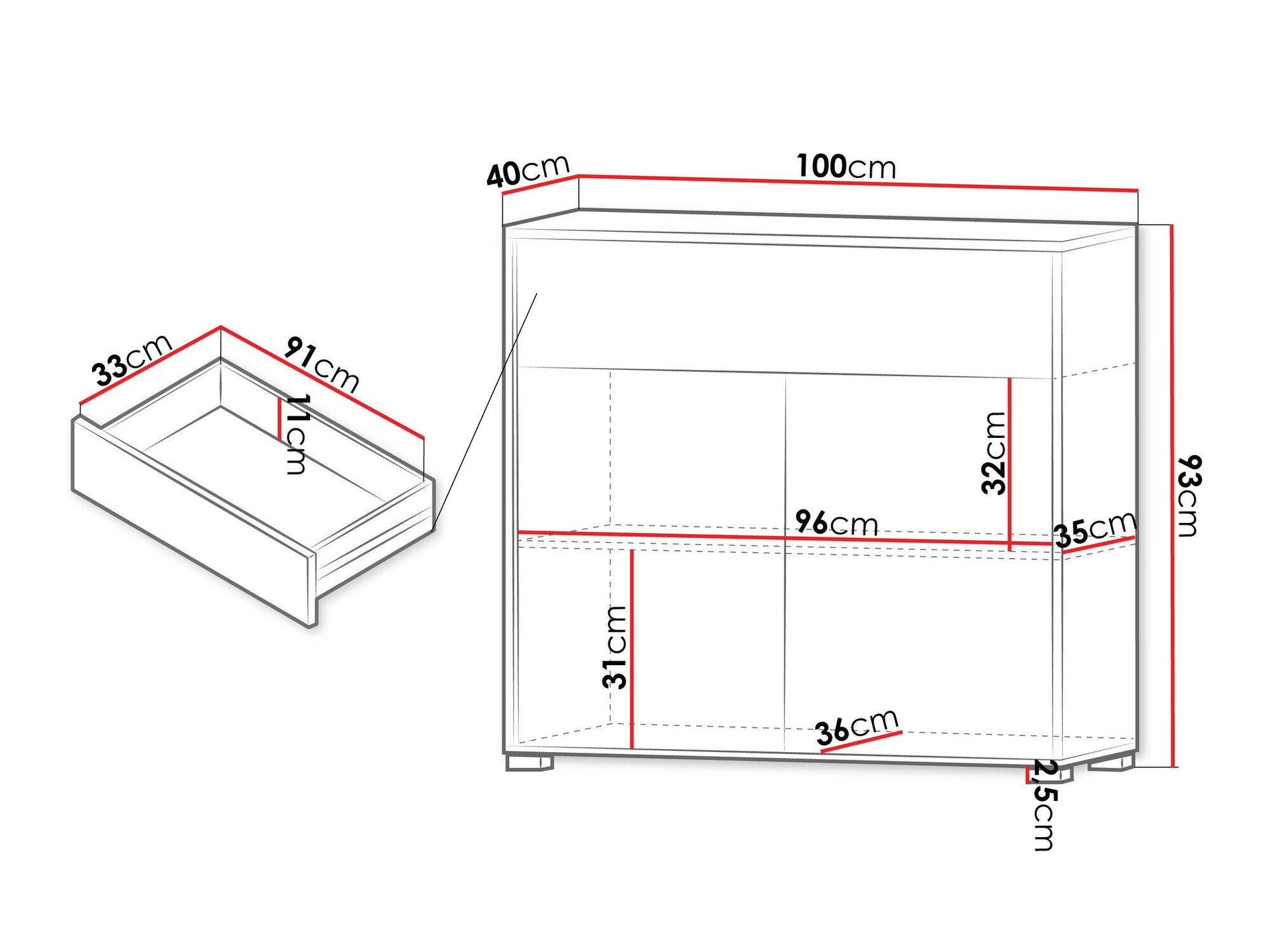 Kommode Comfivo Tutela IV (Kashmir)