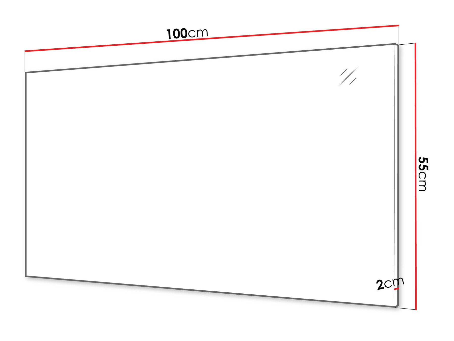 Spejl Comfivo Tutela (Hvid)