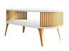 Table basse Vitum IV (Doré + Blanc)