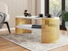 Salontafel Civer IV (Gouden + Wit)
