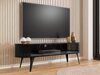 TV-alus Vitum (Must + Must marmor)