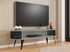 TV-bord Vitum (Sort + Grafit)