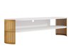 TV-bord Evanola 110 (Gylden + Hvid)
