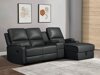 Pehme nurga recliner Denton 1368 (Must)