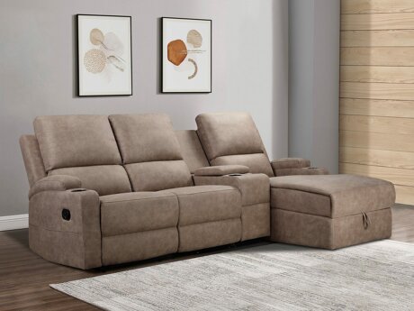 Podesiva kutna ganitura Denton 1368 (Taupe)