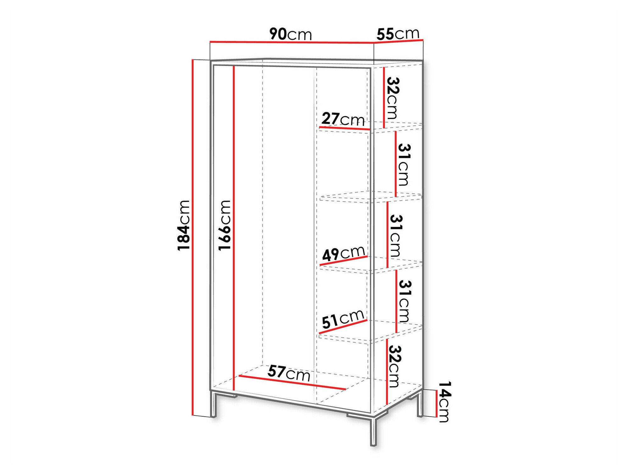 Garderobeskab Fabula