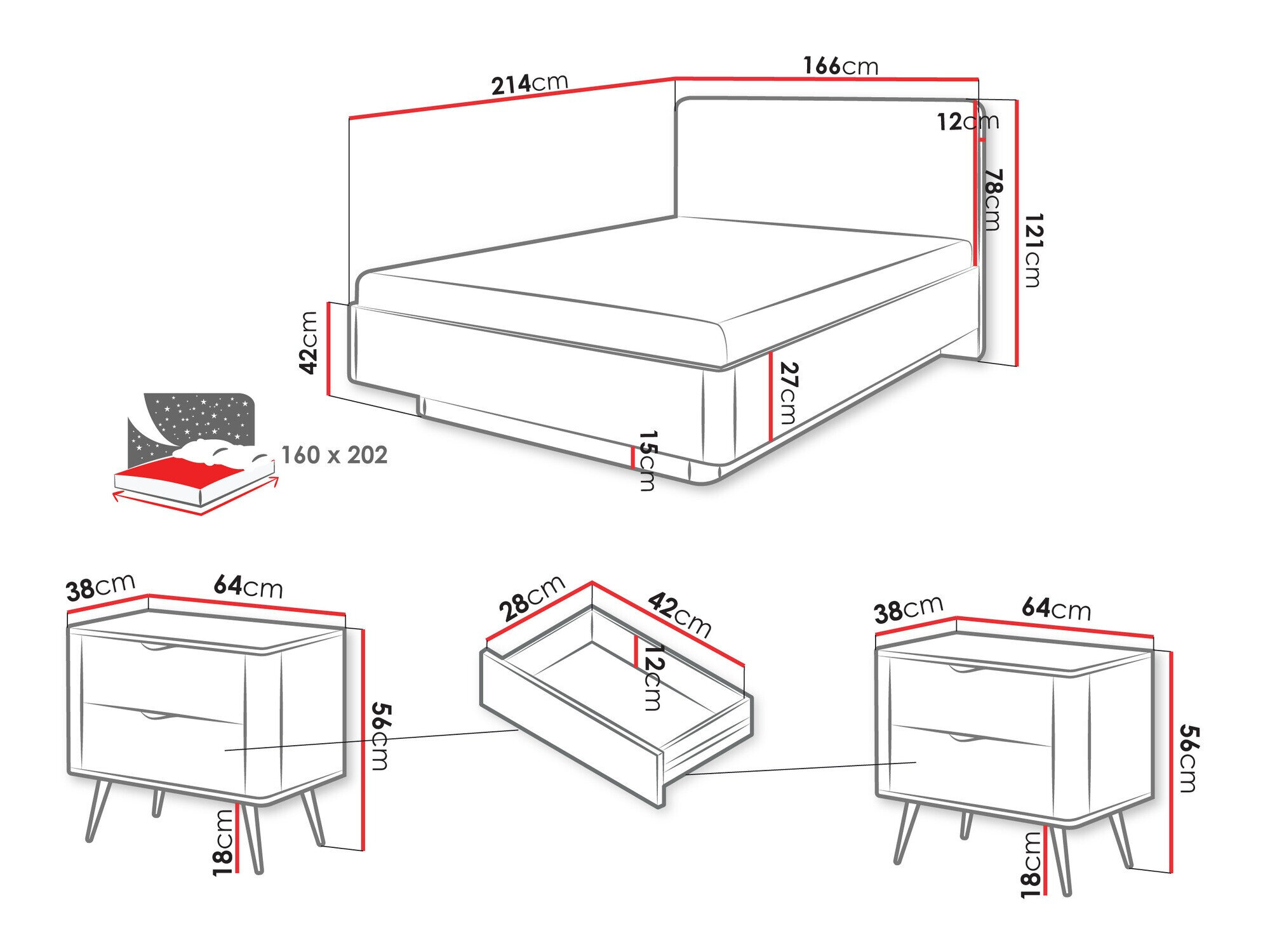 Bed Lectum (Aanwezig)