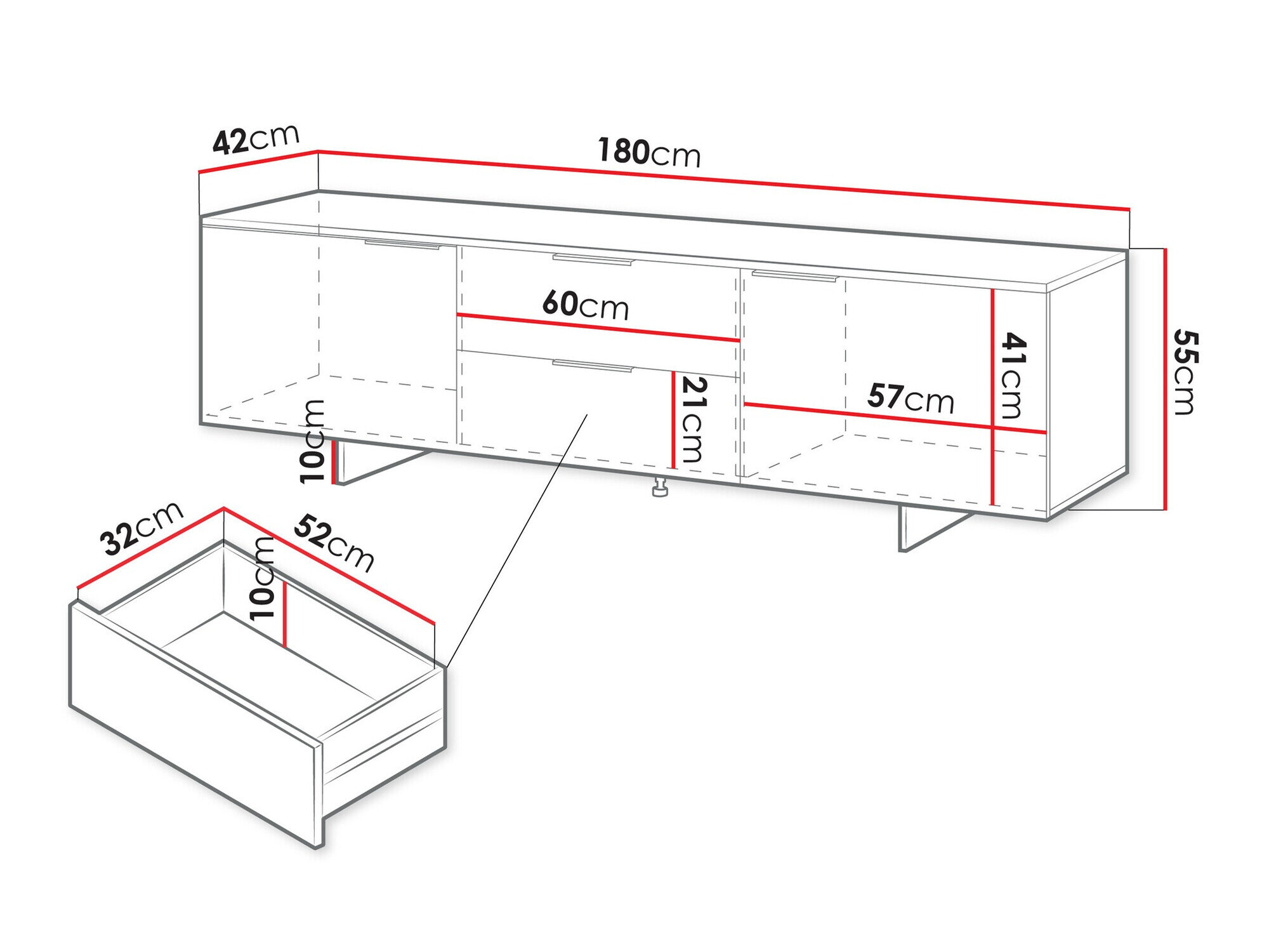 Meuble TV Flotei 106