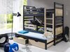 Stapelbed Henderson 123 (Wengé + Lichtbruin)