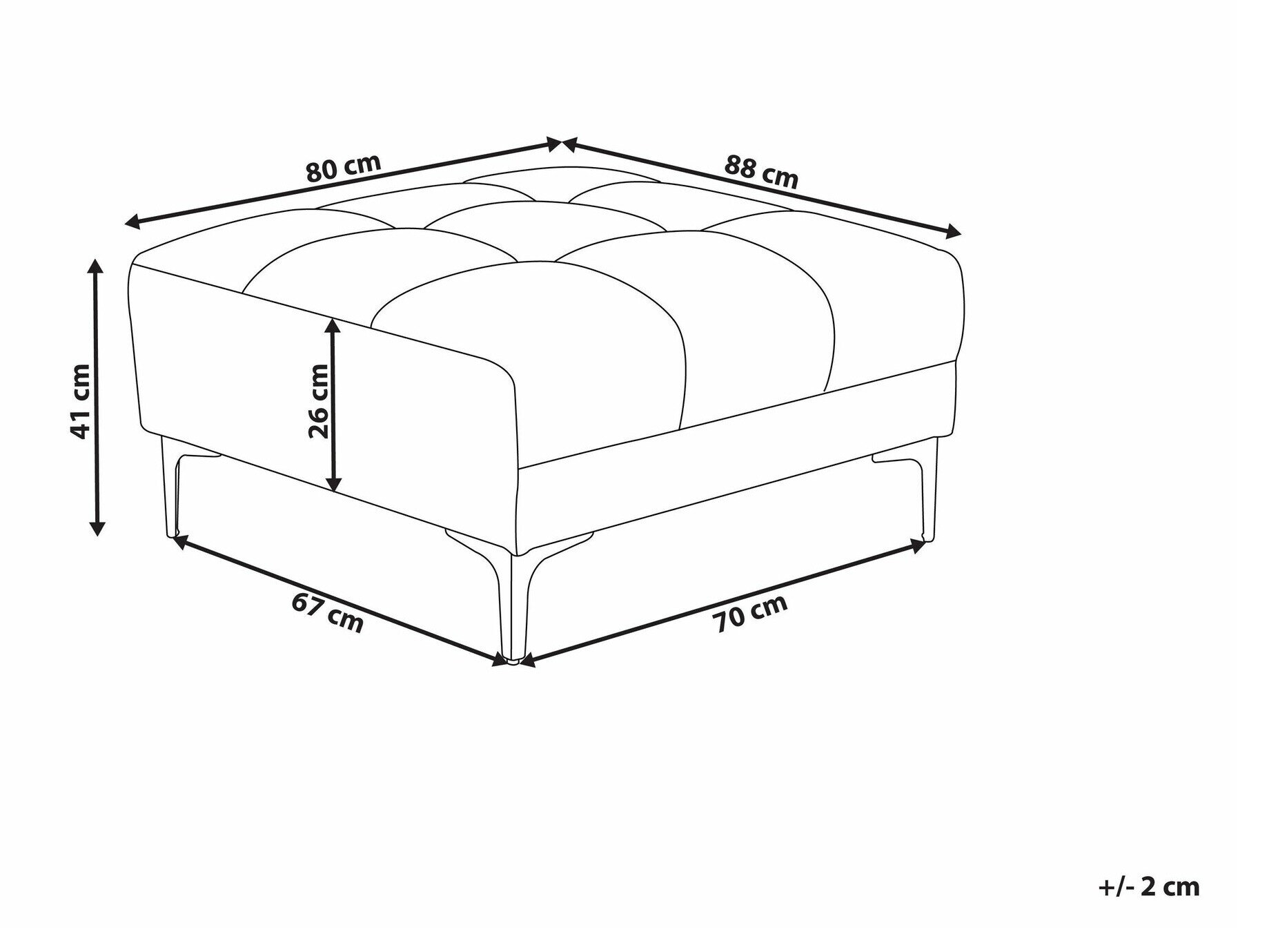 Pufs Mormiru 102 (Balts)
