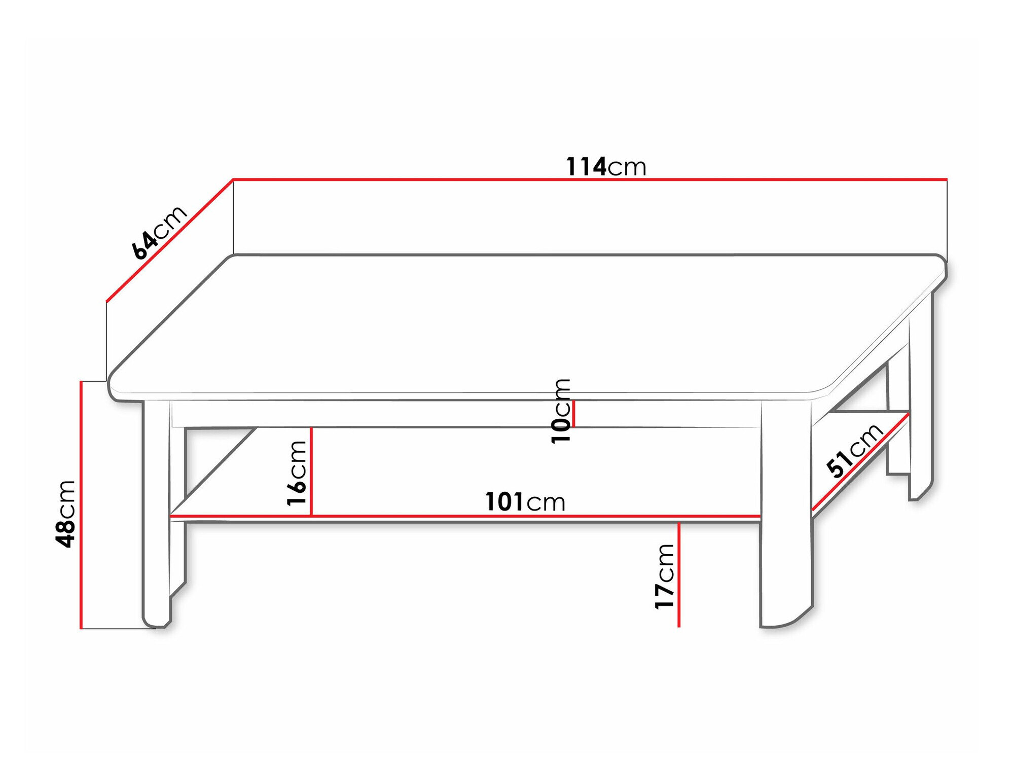 Sofabord Melsali 106