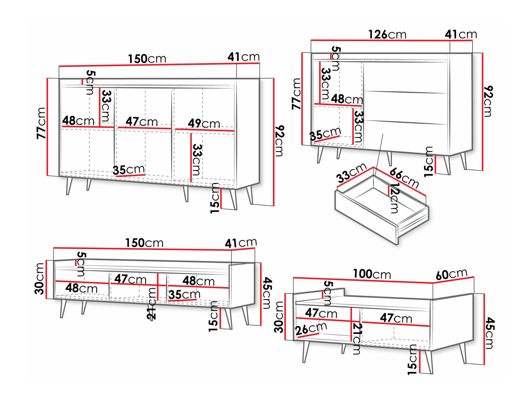 Stuemøbelsæt Mirfivu 109