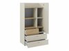 Boekenkast Domcali 105 (Grijs + Eiken)