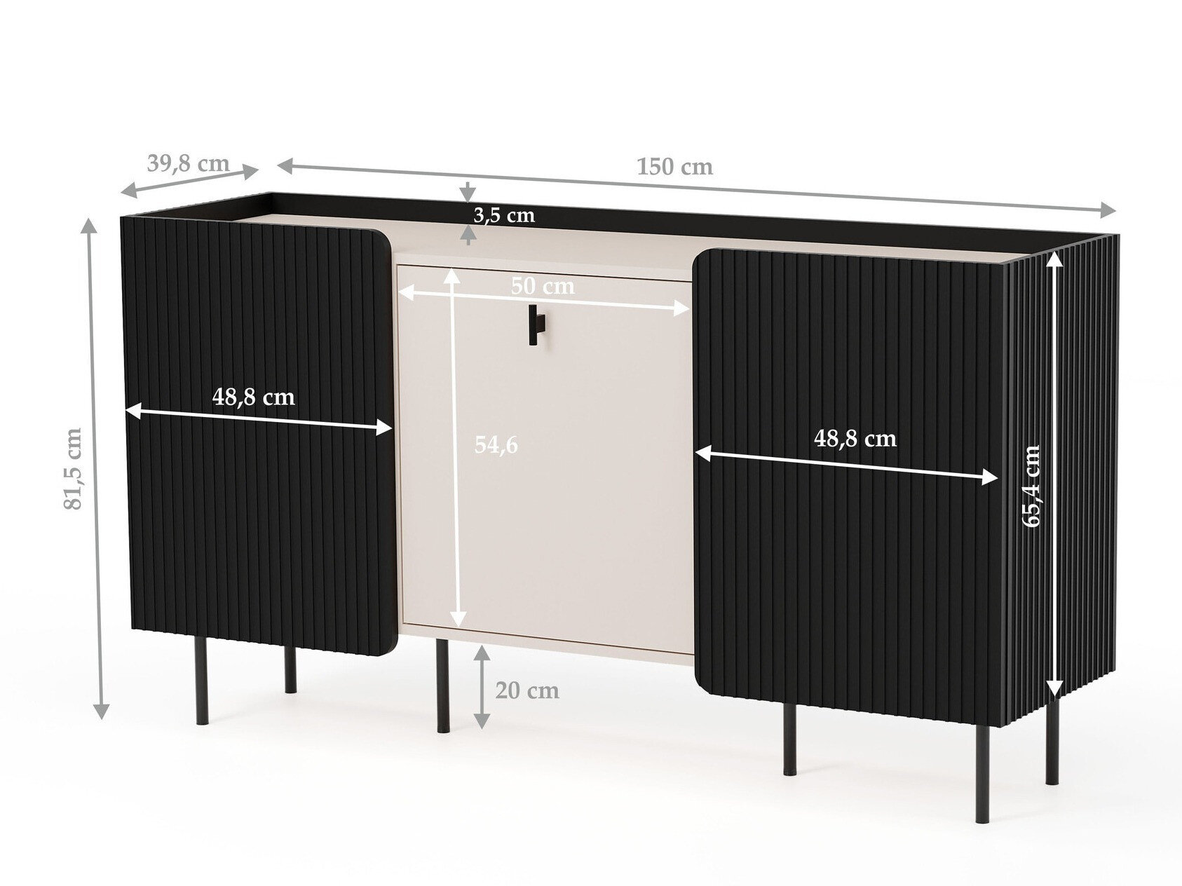 Dressoir Mansfield 101 (Kasjmier)