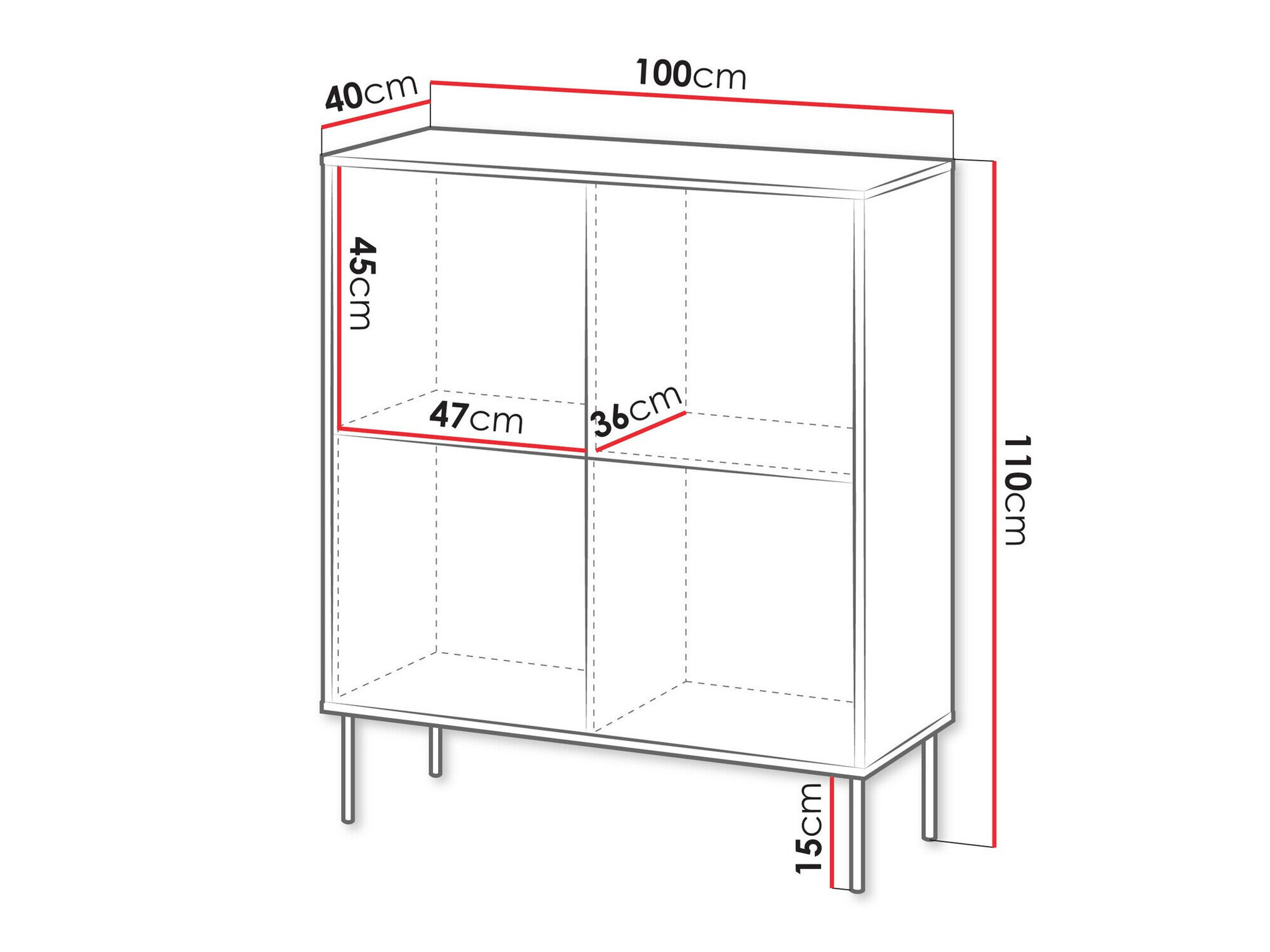Dressoir Tolete 101 (Beige)