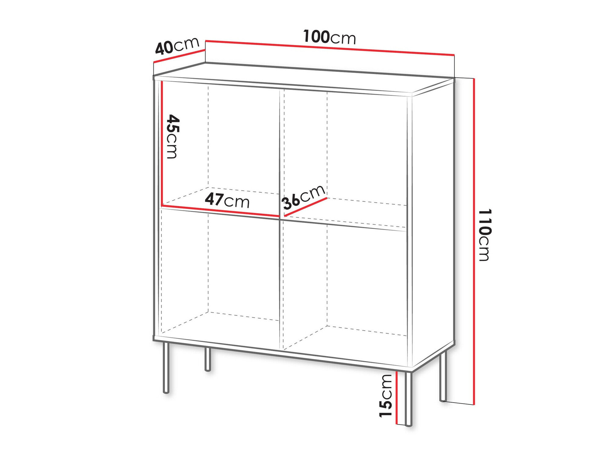 Dressoir Tolete 101 (Groen)