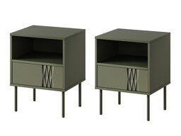 Een set nachtkastjes Tolete 106 (Groen)