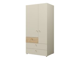 Kledingkast Domcali 101 (Beige + Eiken)