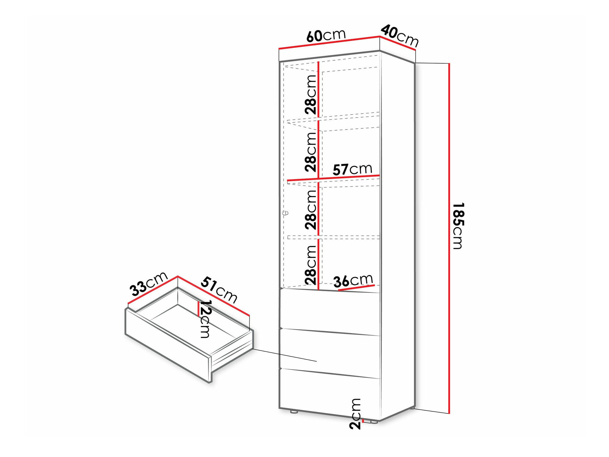 Reol Domcali 103 (Beige + Egetræ)