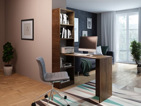 Skrivebord Dover 109 (Mørk aske)