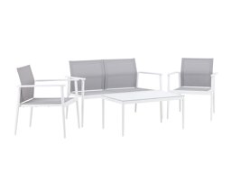 Buiten meubilair set Dallas 4632 (Wit + Grijs)