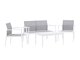Buiten meubilair set Dallas 4632 (Wit + Grijs)