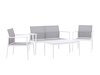 Buiten meubilair set Dallas 4632 (Wit + Grijs)