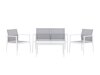 Buiten meubilair set Dallas 4632 (Wit + Grijs)