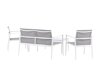 Buiten meubilair set Dallas 4632 (Wit + Grijs)