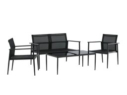 Buiten meubilair set Dallas 4632 (Zwart)