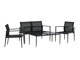 Buiten meubilair set Dallas 4632 (Zwart)