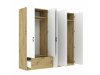 Kledingkast Bristol 249 (Artisan eiken + Wit)