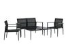 Set mobilier de exterior Dallas 4632 (Negru)