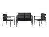 Set mobilier de exterior Dallas 4632 (Negru)
