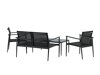 Set mobilier de exterior Dallas 4632 (Negru)