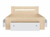 Bed Novsore 130 (Sonoma eik)