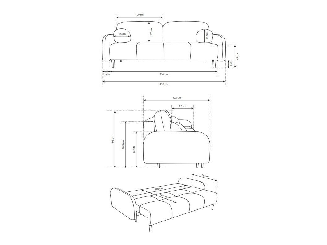 Slaapbank Kingston 151 (Elma 2)