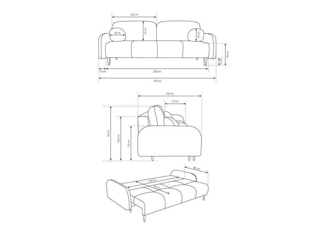 Slaapbank Kingston 151 (Elma 5)