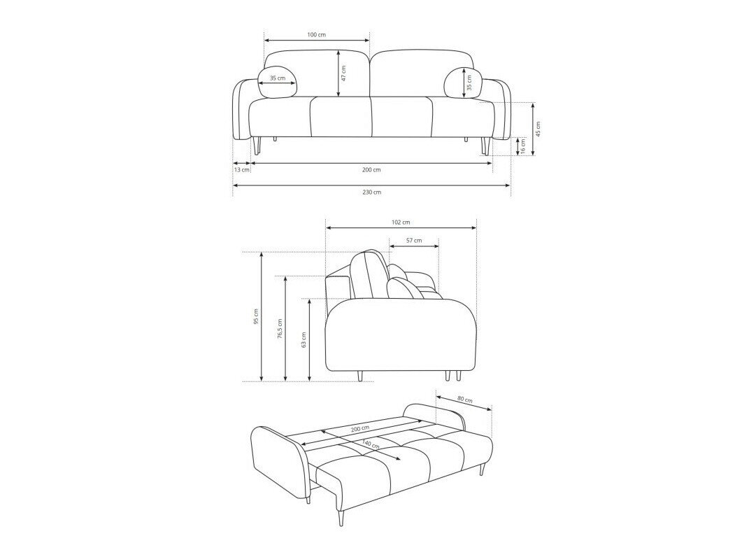 Slaapbank Kingston 151 (Elma 7)