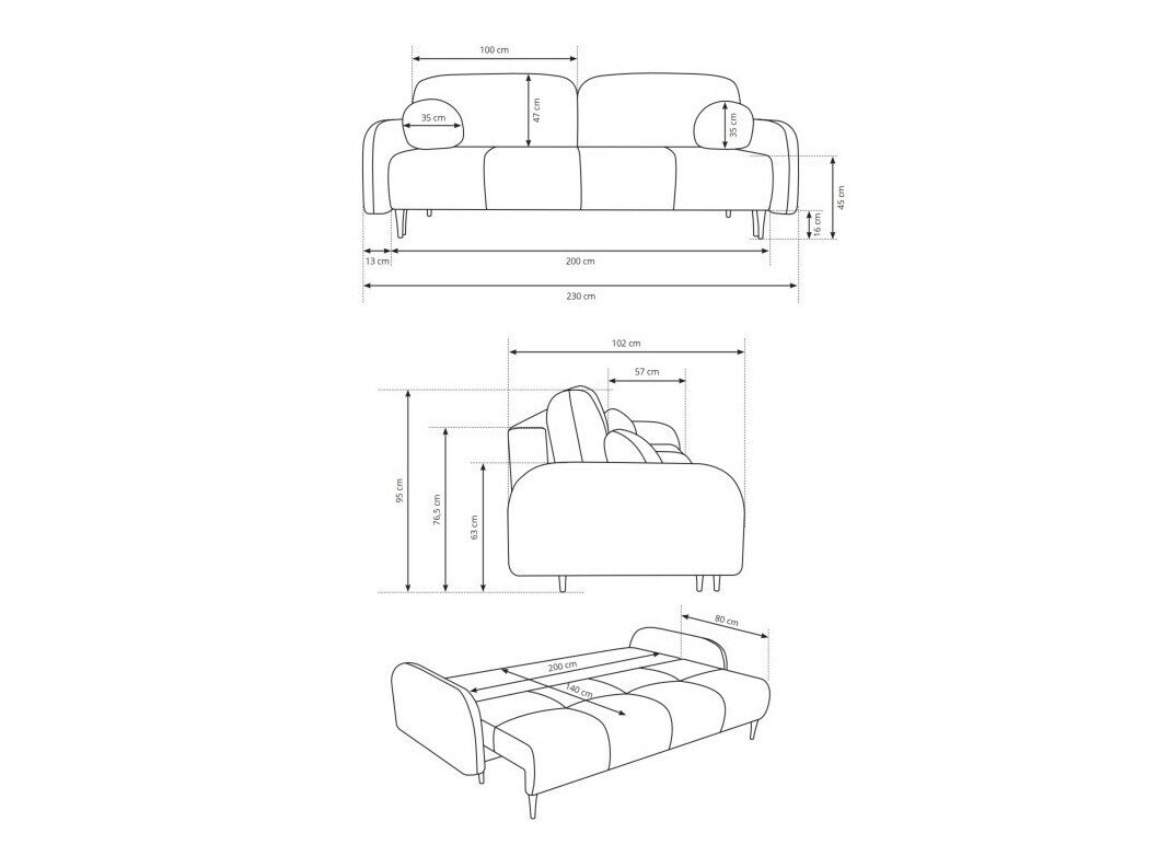Sovesofa Kingston 151 (Elma 15)