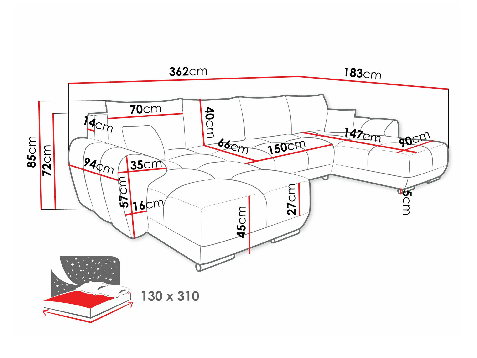 Hjørnesofa Signis I (Velo 633)