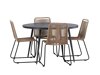 Komplet mize in stolov Dallas 4670