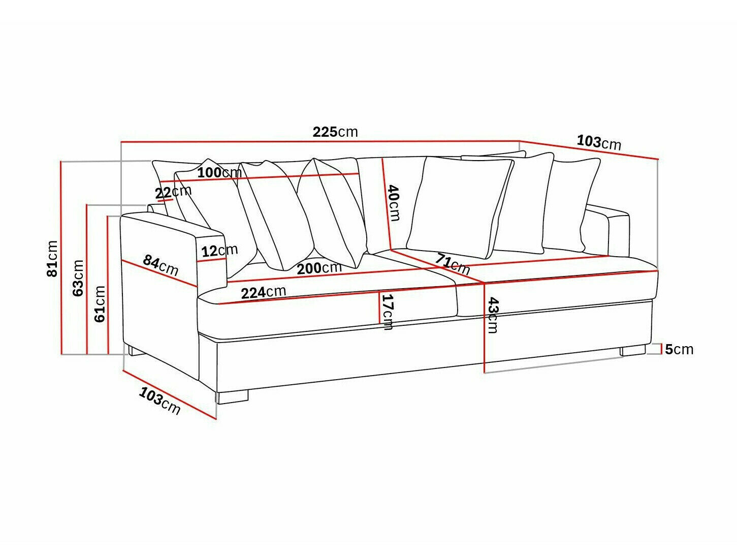 Sofa Tivsoe 100 (Today 03)